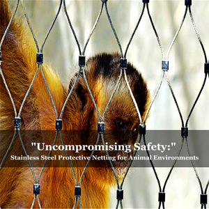 قفص حيوانات مرن من الفولاذ المقاوم للصدأ مع شبكة سلكية ملحومة - Product Image 6