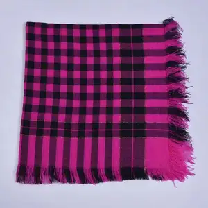 DOMOHO 노인의 두꺼운 따뜻한 겨울 Quadrilatera keffiyeh 웨딩 모자 스카프 농촌 여성의 작업 헤어밴드 배치