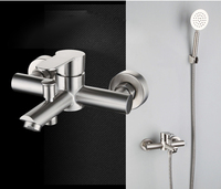 Robinet d'eau froide et chaude, en acier inoxydable, 304