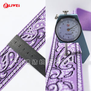 Cinturones de <span class=keywords><strong>colores</strong></span> de estilo étnico de fábrica, cinta jacquard de 50mm, correas de bolsas de poliéster ecológicas, novedad de <span class=keywords><strong>2022</strong></span> - Product Image 6