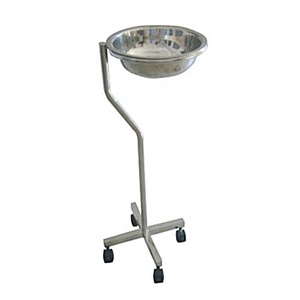 รถเข็นแพทย์คุณภาพดีพร้อมอ่างล้างมือเดี่ยวแบบตั้งพื้น ทำจากสแตนเลส - Product Image 4