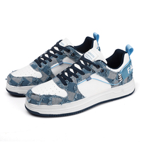 Chaussures de skate à lacets pour hommes ODM, chaussures de sport décontractées respirantes, logo personnalisé, chaussures de marche tendance, marque de créateur, chaussures de sport pour hommes