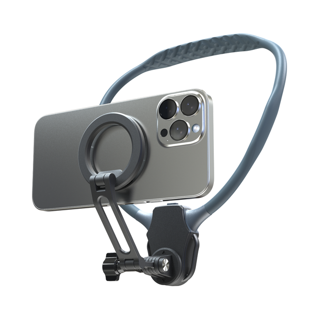 New Vlog Selfie Neck Mount Phone Holder POV Magnetic Neck Phone Holder Chest Strap Video Recording