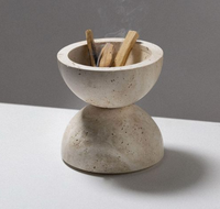 UOBOBO – boule d'aromathérapie support d'encens travertin brûleur d'encens personnalisable couleur céramique hôtel table marbre maison aromatique