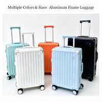 Valise de voyage chic et légère, résistante aux rayures, durable, avec serrure TSA, bagage à main pour les voyages d'affaires et de vacances