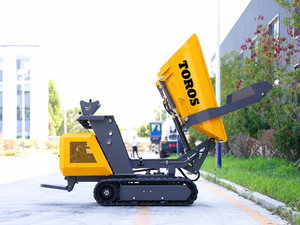 Mini-dumper diesel multifonctionnel TOROS, capacité <span class=keywords><strong>800</strong></span> kg, avec moteur et pompe, transport gratuit, petit dumper sur chenilles - Product Image 4