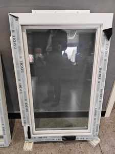 Phong cách Mỹ TREO CỬA SỔ uPVC hồ sơ duy nhất TREO CỬA SỔ Doule kính cửa sổ cho doanh số bán hàng - Product Image 3