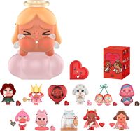 Figurine d'action Popmart Original de la série Crying Love en PVC, échelle 1/72, boîte mystère personnalisée, lot de 12 boîtes, collection cadeau mystère