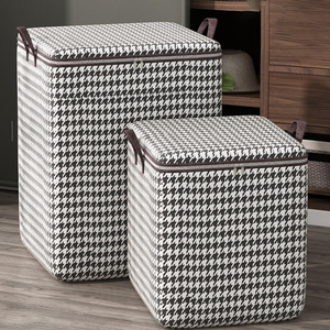 Boîtes de rangement transparentes pour sous-vêtements en jean grande capacité, empilables, organisateurs de vêtements <span class=keywords><strong>avec</strong></span> couvercle, écologiques, bacs de rangement pliables - Product Image 5