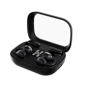 หูฟังคู่ Q10 แบบหนีบและกึ่งใส่ในหู 2-in-1 ไร้สาย พร้อมจอแสดงผลแบตเตอรี่แบบเรียลไทม์ LED, V5.49, ความหน่วงต่ำ 30ms - Product Image 4