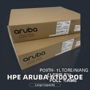 Commutateur réseau HPE JL679A <span class=keywords><strong>Aruba</strong></span> <span class=keywords><strong>6100</strong></span> 12G classe 4 PoE + avec 2G/2SFP + 139W 12X10/100/1000 fonctions SNMP et QoS - Product Image 2