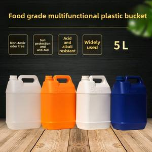 Baril carré Shengyue 5L en PEHD de qualité alimentaire, avec estampage doré et sérigraphie, fermeture à vis, pour stockage de vin, d'<span class=keywords><strong>eau</strong></span> aromatisée - Product Image 5