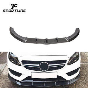 Labbro Paraurti Anteriore in Fibra di Carbonio per <span class=keywords><strong>Mercedes</strong></span>-Benz Classe <span class=keywords><strong>C</strong></span> W205 Sport Sedan 4 Porte 2015-2018 - Product Image 1