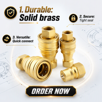 Raccord rapide hydraulique à double coupure en laiton KZD ISO72411B interchangeable AEROQUIP FD45 HK pour la construction pétrolière