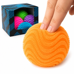 Vente en gros de balles sensorielles pointues roses personnalisées avec logo, <span class=keywords><strong>jouet</strong></span> anti-stress pour enfants et adultes, avec boîte de couleur personnalisée - Product Image 3