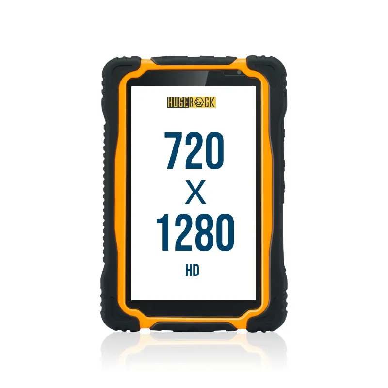 HUGEROCK T70EX 7 인치 IP67 Sdk 사용 가능한 충격 방지 10000mAh 1000 니트로 nfc 카드 리더기 창고 안드로이드 견고한 4g 태블릿 PC