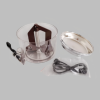 Machine à chocolat chaud VOKA 5L noire, alimentation électrique (britannique/australienne/européenne) 220V, facile à utiliser pour les boulangeries
