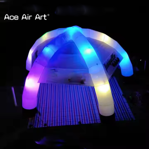 Carpa <span class=keywords><strong>de</strong></span> luz LED inflable personalizada <span class=keywords><strong>de</strong></span> 8m con control remoto para fiestas y discotecas, carpa <span class=keywords><strong>de</strong></span> araña inflable - Product Image 3