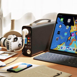 แหล่งจ่ายไฟเคลื่อนที่แบบพกพา 300 วัตต์ สำหรับใช้ในครัวเรือน ชาร์จฉุกเฉินกลางแจ้ง - แบตสำรองสำรองพลังงานสำหรับรถยนต์ - Product Image 6