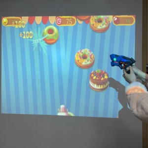 Juego <span class=keywords><strong>de</strong></span> Disparos Interactivo con Proyector, Pistola <span class=keywords><strong>de</strong></span> Juguete Interactiva para Adultos y Niños para Entrenamiento - Product Image 5