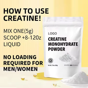 Etiqueta privada Creatina monohidrato Polvo Crecimiento muscular Suplemento previo al entrenamiento para adultos No para mujeres embarazadas - Product Image 3