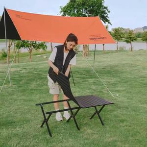 Table pliante d'extérieur Openway 60x60x43cm, table rectangulaire portable pour camping, thé et barbecue - Product Image 4