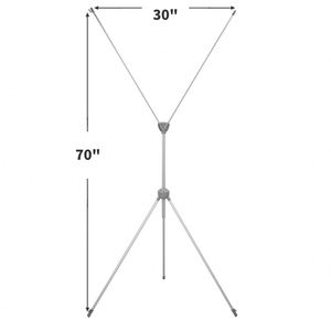 Soporte para Pancartas con Marco en X de Aleación de Aluminio, Fácil de Instalar, Diseño Plegable con Altura Ajustable, Comercial y Doméstico, Juego de 2 Piezas - Product Image 2