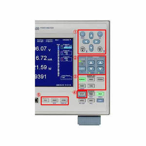 เครื่องวิเคราะห์กำลังไฟฟ้าดิจิตอล Yokogawa Wt500 300V เฟสเดียว ระดับความแม่นยำ 0.1 เครื่องมือวัดกำลังไฟฟ้า - Product Image 3