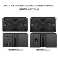 Nuevo Subwoofer Profesional de Audio, Sistema de Sonido Activo de Línea de Arreglo Dual de 15 Pulgadas y 2000 W de Potencia