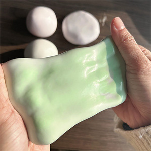 Jouets anti-stress, jouets doux, boule de riz glutineux Ice Skin, boule faite à la main, boule sonore en PU, jouet à presser, modèle en sac OPP - Product Image 3