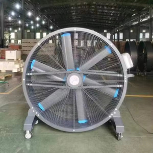 1500mm Industrial Movable Air Cooling <b>Fan</b> IP55 Protection Free <b>Standing</b> 220V Voltage 55000m/h Airflow 39dB Low Noise for - Product Image 1