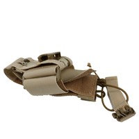 Sac banane MOLLE pour radio avec fermeture à fermoirs, pour talkie-walkie tactique, entraînement, en nylon imperméable, à porter à l'épaule