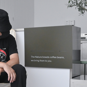 Personnalisation créative de panneau d'affichage de panneau d'affichage de publicité en métal de bureau de barre de conception - Product Image 6