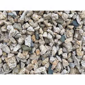 Construction crushed rock aggregate and gravel stone