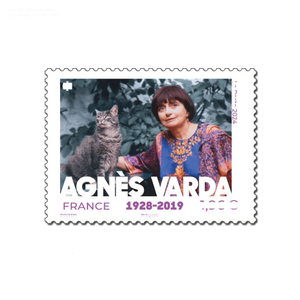 Timbres-poste US violets, rouleau doré, design <span class=keywords><strong>Agnes</strong></span> Varda, drapeaux postaux, Postcrossing, timbres-poste vintage français, étiquettes - Product Image 1