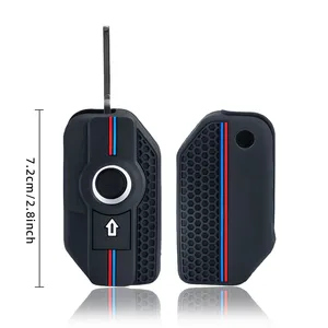 Funda de silicona para llave remota, llavero, carcasa protectora para BMW <span class=keywords><strong>K</strong></span> <span class=keywords><strong>1600</strong></span> B GT GTL R 1250 GS Adventure S1000 R XR 2021 <span class=keywords><strong>2022</strong></span> - Product Image 6