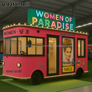 Intelli Mobile Store : Camionnette de beauté et maquillage, manucure, coiffure, esthétique, massage, SPA, salon mobile électrique, remorque, chariot, kiosque - Product Image 3