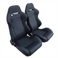 Siège baquet en PVC JIABEIR JBR1013, design élégant, réglable, universel, pour simulateur de course, pièces de voiture, siège de course