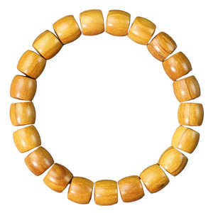 Cuentas de madera de morera de 8x10 mm, pulsera de estilo chino, joyería de regalo unisex - Product Image 5