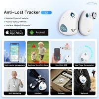 Localizador GPS Portátil con Llamada Bidireccional, SOS, Alarma de Batería Baja, Vibración, Geocerca, Multiposicionamiento y Rastreo en Tiempo Real para Niños