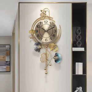 79CM 83cm 118CM Large Modern Luxury Single Face Metal Watch <b>Wall</b> <b>Clock</b> Home Decor Quartz <b>Silent</b> - Product Image 3