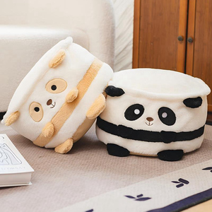 <strong>Panda</strong> Dundun Plush <strong>Cushion</strong> Soft and Comfortable Plush Seat <strong>Cushion</strong> Home Decoration Customization &amp; Wholesale - Product Image 1