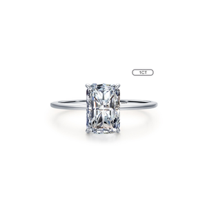 Natuna 925 Sterling Silver bạc Zircon đồ trang sức mỹ Pear Shape moissanite Nhẫn đính hôn cho cô gái - Product Image 3