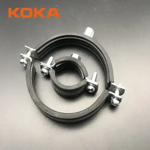 Professional Customize Sizes Heavy Duty Zinc-plated Rubber EPDM Pipe Clamps