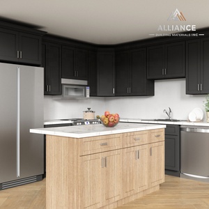 Gabinetes Duraderos para Cocina Americana |   Gabinetes de cocina listos para enviar para construcción |   Gabinetes de madera para proyecto de remodelación - Product Image 6