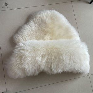 羊皮毛皮毛皮ソフトリアルモンゴルラム毛皮プレートダブル寝具 & 自動室内装飾用多用途動物用毛皮 - Product Image 5