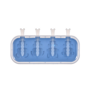 Diy Summer Ice Cream Molds Food Grade Silicone Popsicle Mold Cartoon Shape For Home Kids - Product Image 5