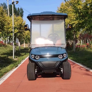 Street Legal Luxury Club Car 48V Utility Hunting 4 Seater Electric Golf Cart Lithium with Double-Eyed Model Cheap Price - Product Image 4