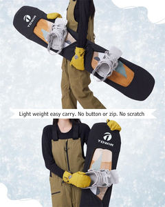 Housse de sac de ski réglable portable avec logo personnalisé housse de <span class=keywords><strong>snowboard</strong></span> en polyester avec bandoulière - Product Image 3