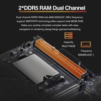 Combo carte mère et processeur AMD Ryzen 9 7845HX haute performance pour ordinateur de bureau